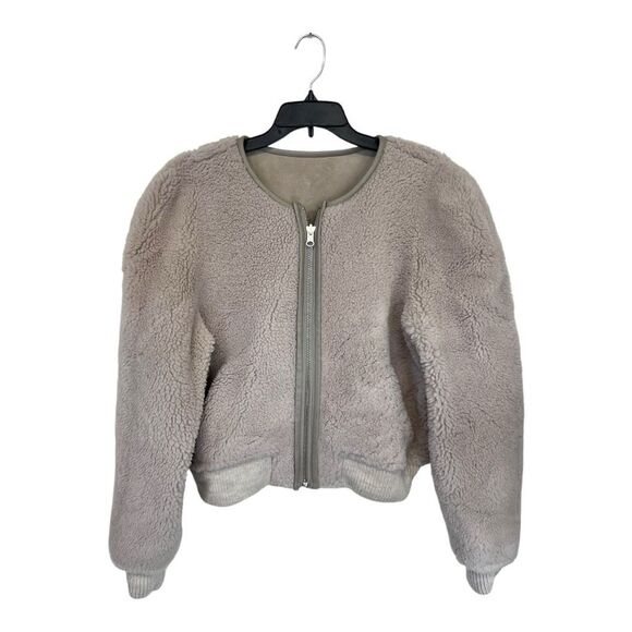 NWT Isabel Marant Beige Monteau Boden 100% Lambskin Wool Reversible Coat 44 XXL - Picture 3 of 11